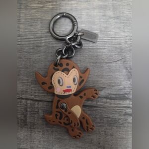 Coach Brown Monkey Keychain FoB